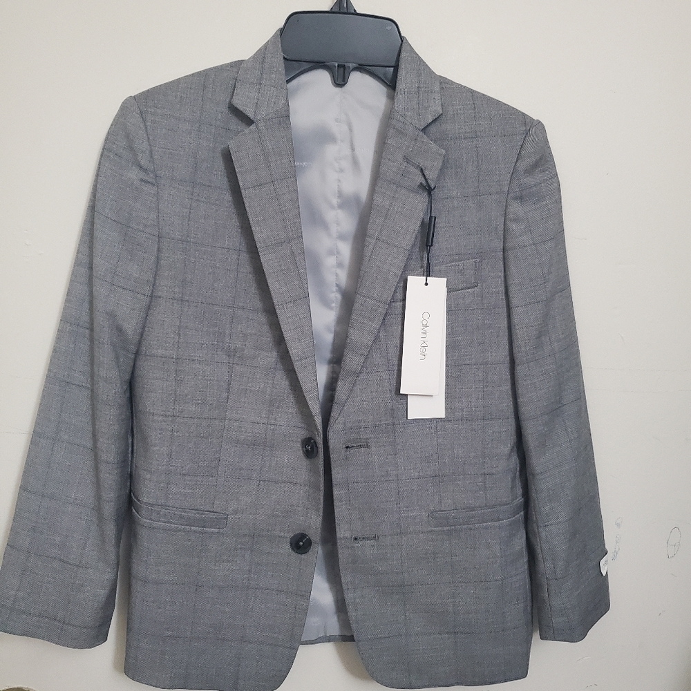 calvin klein boys jacket size 8 slim fit